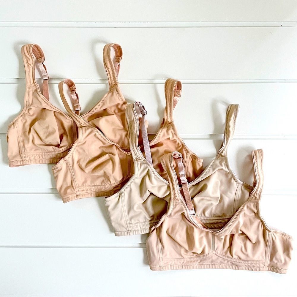 Amoena Marlena Mastectomy Bras Lot of 4 Bras EUC 34B